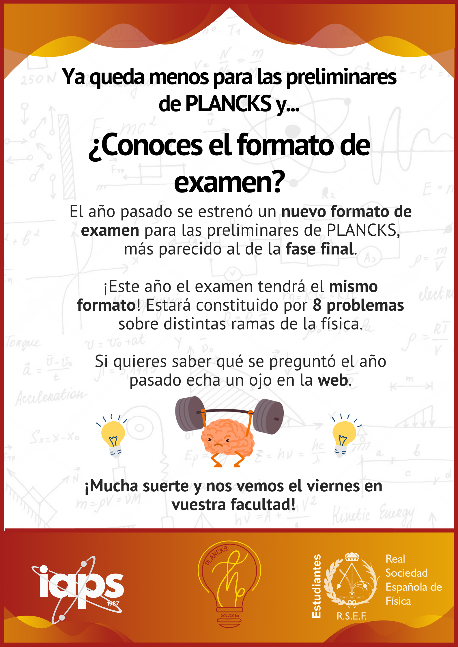 ¡Conoce el formato de examen!